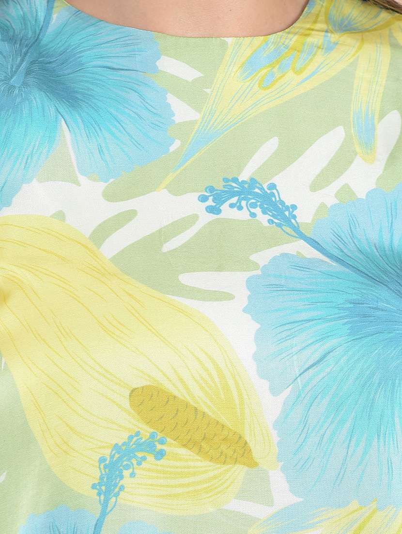 women printed sleeveless crop top - 22283639 -  Standard Image - 5