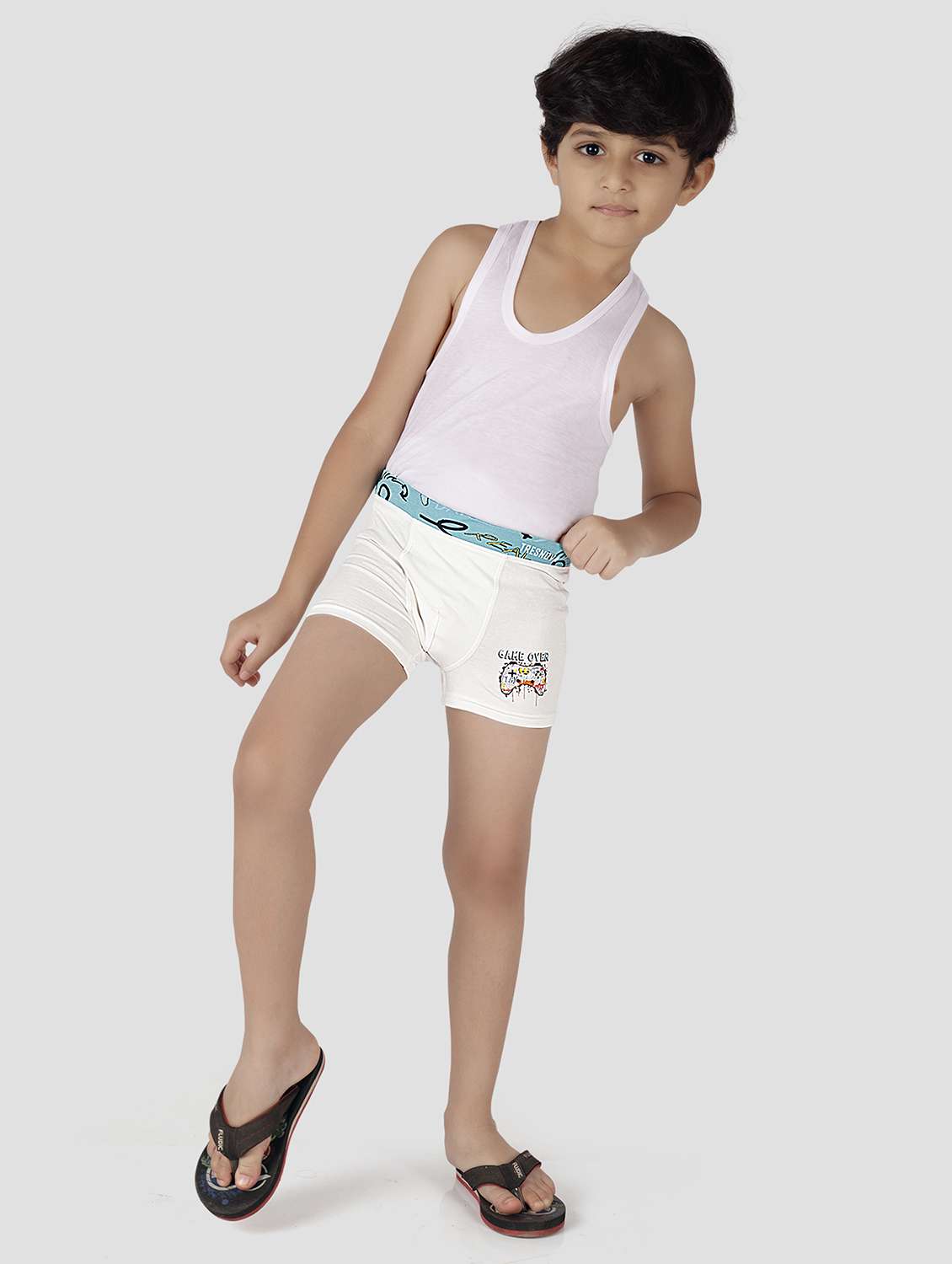 boys pack of 3 printed mid rise trunks - 22283666 -  Standard Image - 3