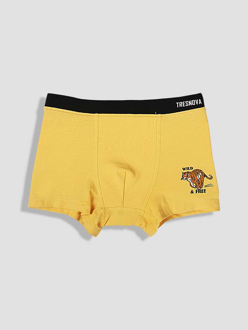 boys pack of 3 printed mid rise trunks - 22283666 -  Standard Image - 3