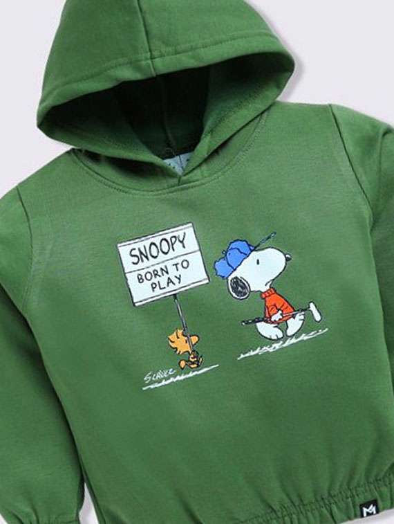 kids printed long sleeve hooded sweatshirt - 22285162 -  Standard Image - 3