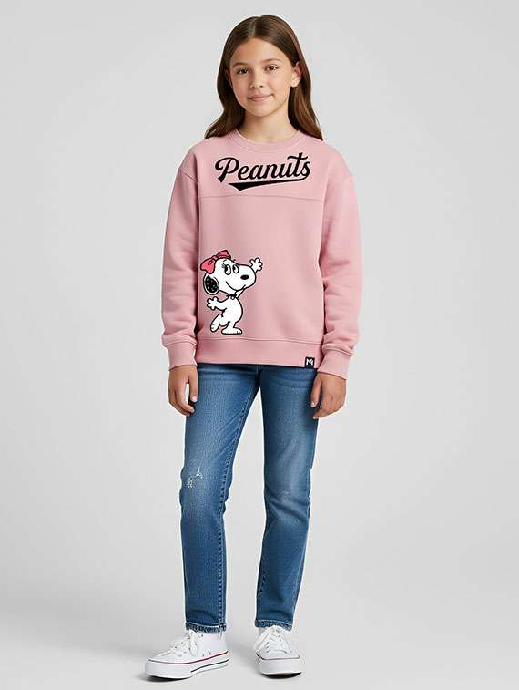 girls printed long sleeve sweatshirt - 22285171 -  Standard Image - 3