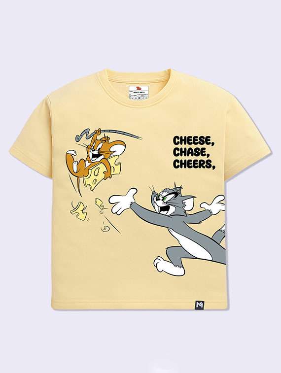 girls printed short sleeve tee