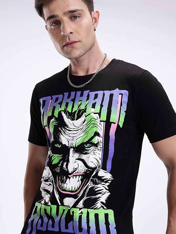 Men Front Print Short Sleeve Regular Fit T-shirt - 22285202 -  Standard Image - 3