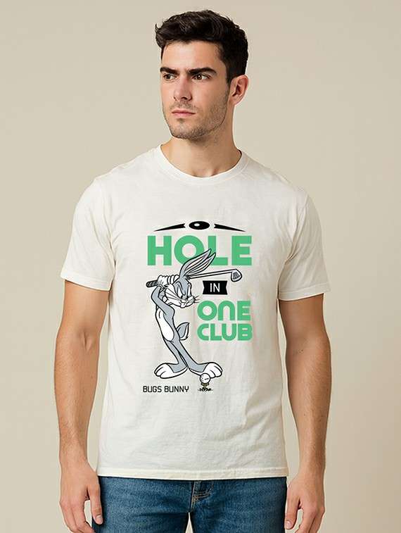 men printed short sleeve regular fit t-shirt