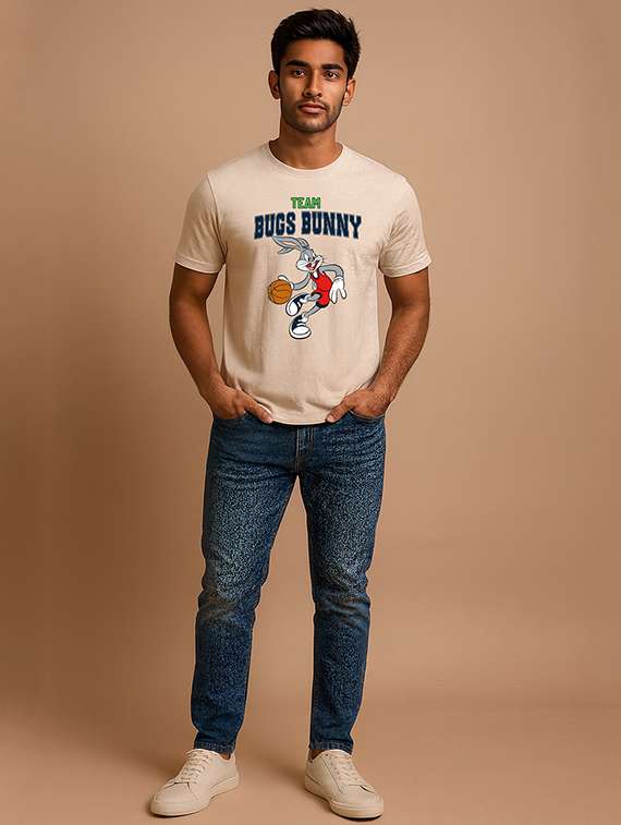 Men Front Print Short Sleeve Regular Fit T-shirt - 22285232 -  Standard Image - 3