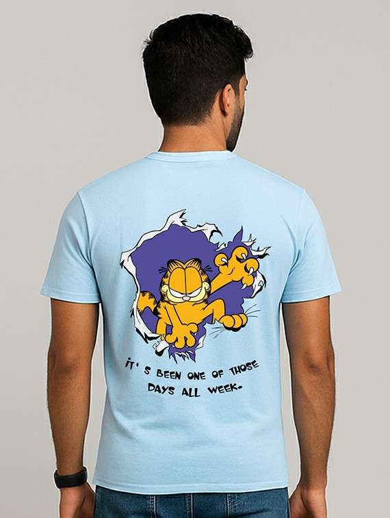 men printed short sleeve regular fit t-shirt