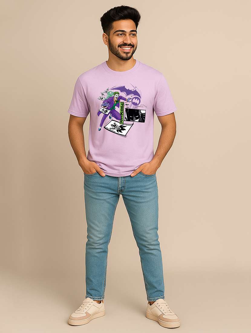 Men Front Print Short Sleeve Regular Fit T-shirt - 22285268 -  Standard Image - 3
