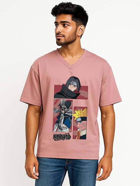 men graphic short sleeve oversized t-shirt