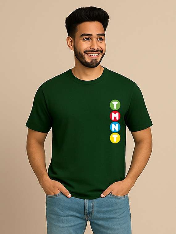 men front & back print short sleeve regular fit t-shirt - 22285319 -  Standard Image - 3