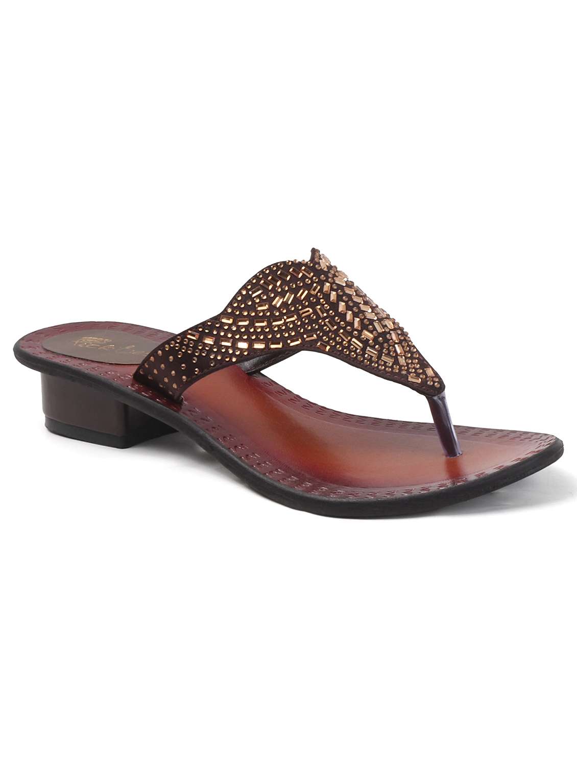 Women Embellished Slip On Sandal - 22285348 -  Standard Image - 3