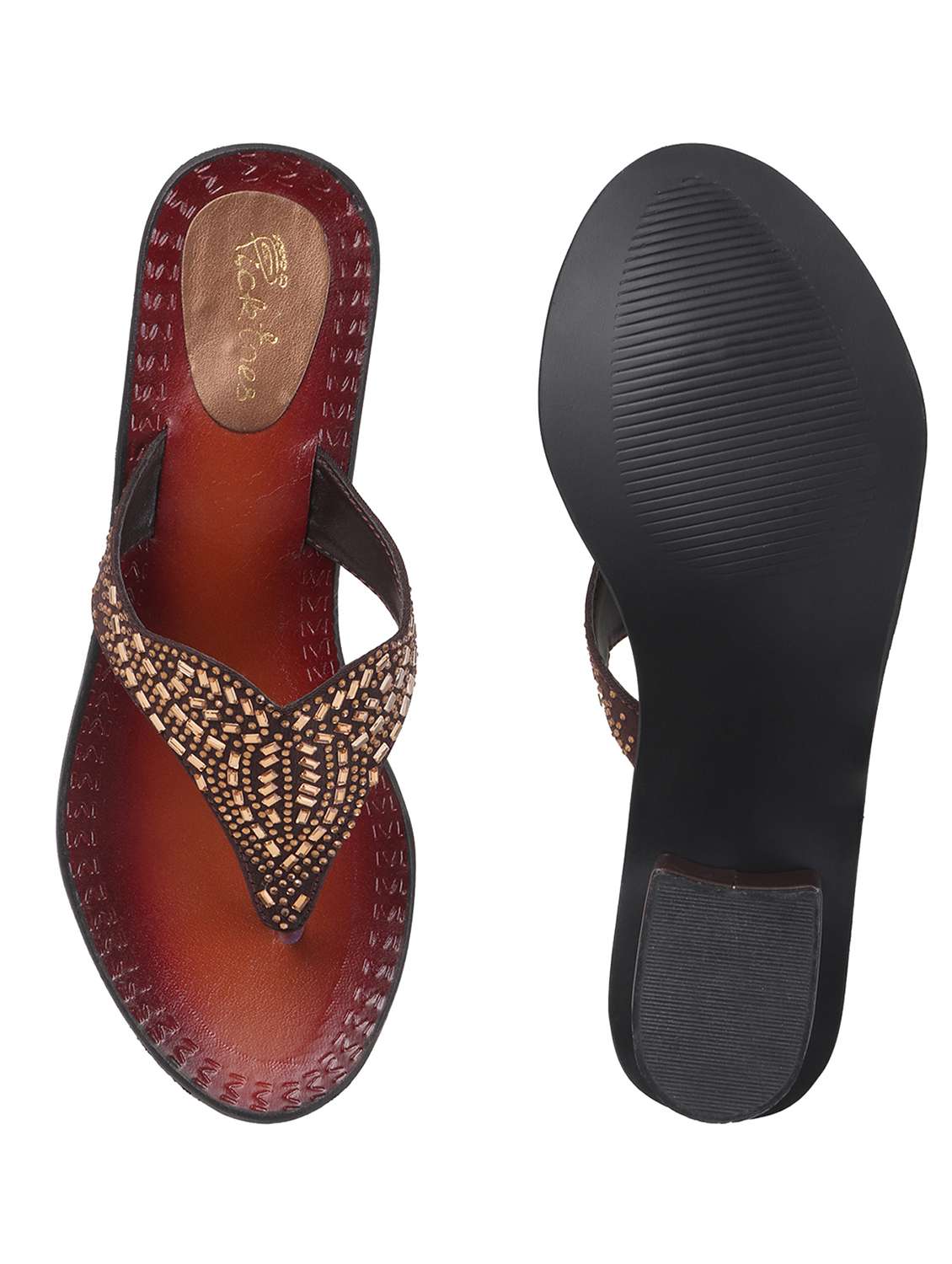 Women Embellished Slip On Sandal - 22285348 -  Standard Image - 5