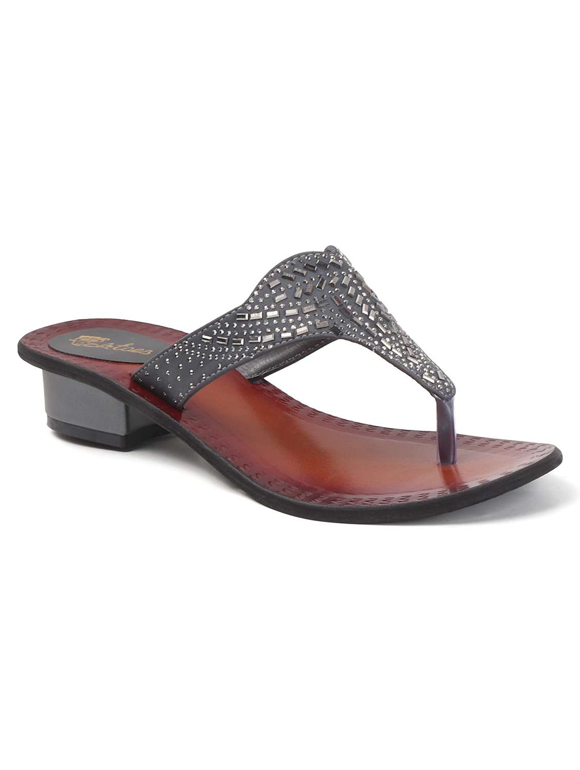 women embellished slip on sandal - 22285349 -  Standard Image - 3