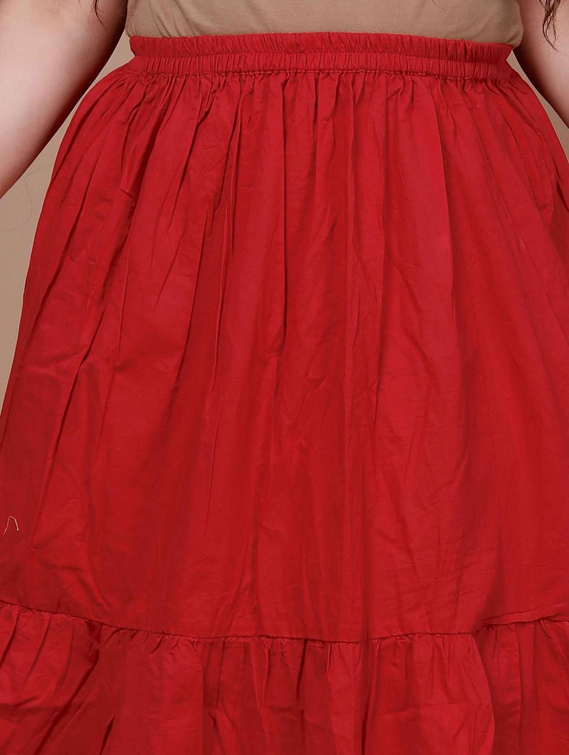 women plus size printed three quarter sleeve kurta skirt set - 22285637 -  Standard Image - 5