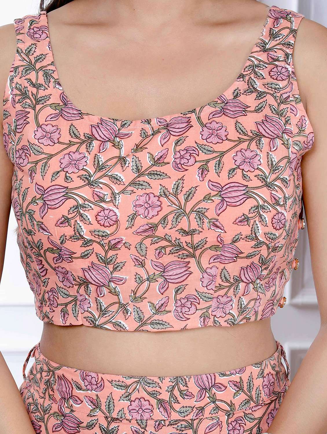 women printed top and skirt co-ord set - 22285703 -  Standard Image - 5