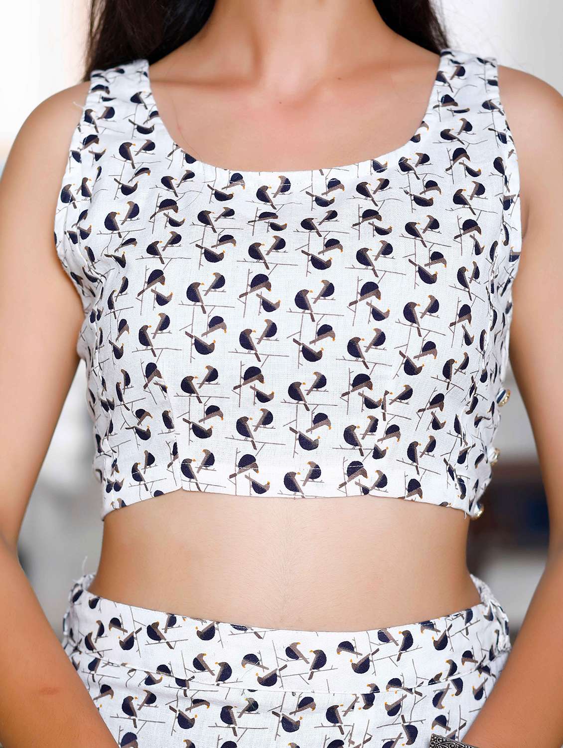 women printed top and skirt co-ord set - 22285709 -  Standard Image - 5