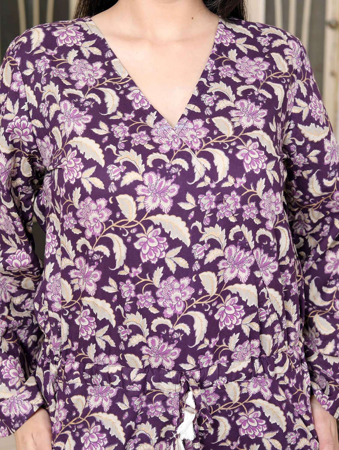 women floral print bell sleeve romper - 22285732 -  Standard Image - 5