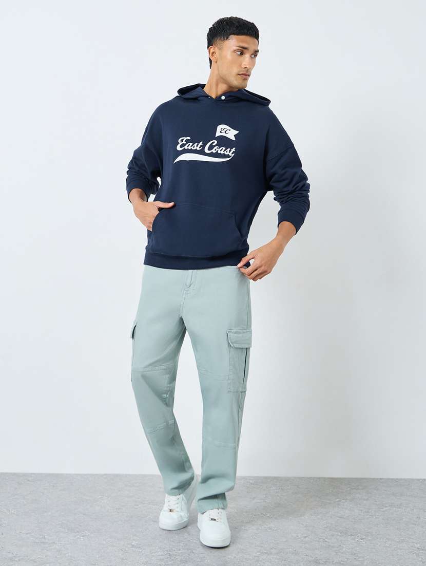 men typographic long sleeve regular fit sweatshirt - 22285832 -  Standard Image - 3