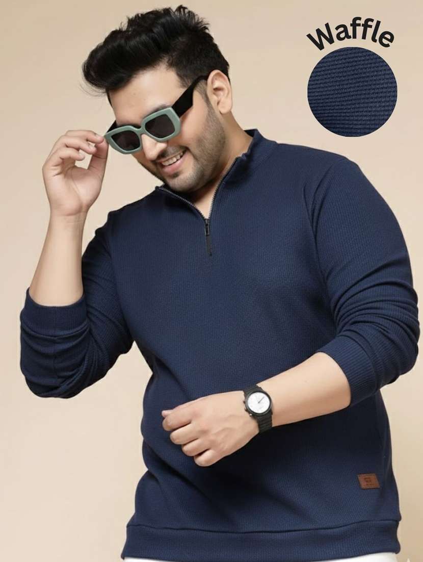 men solid long sleeve polo t-shirt