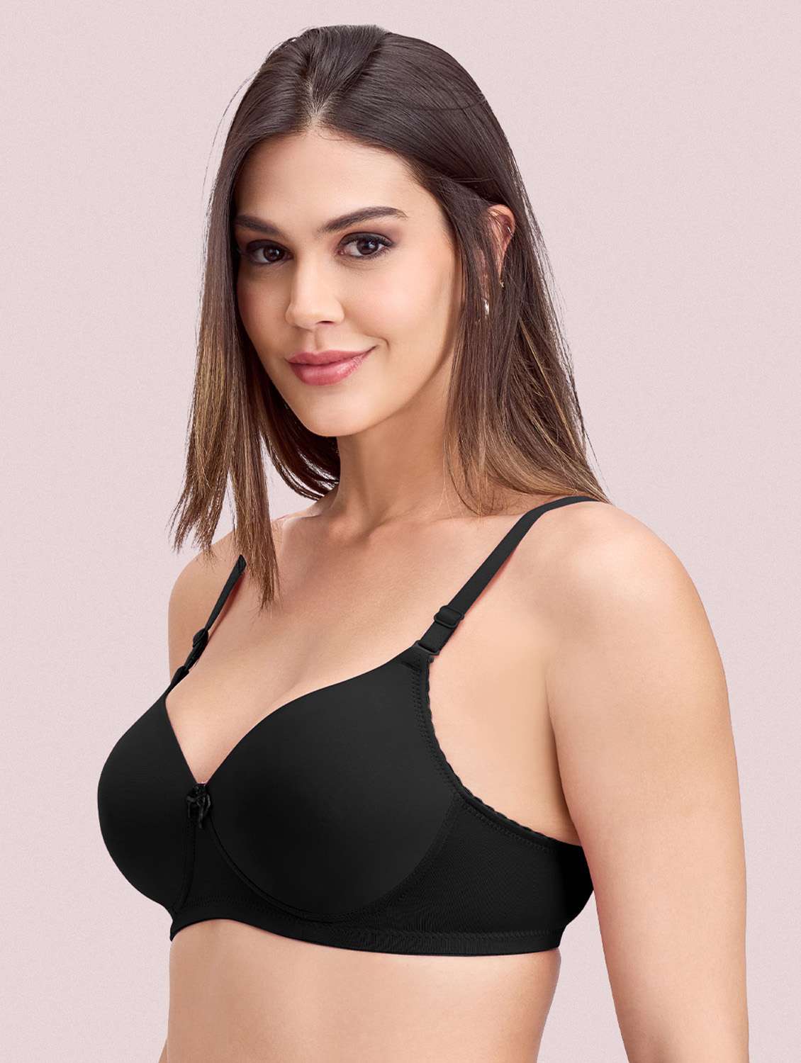 women pack of 2 printed t-shirt bra - 22285937 -  Standard Image - 5