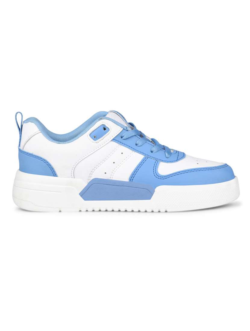 women blue lace-up sneaker - 22285945 -  Standard Image - 3