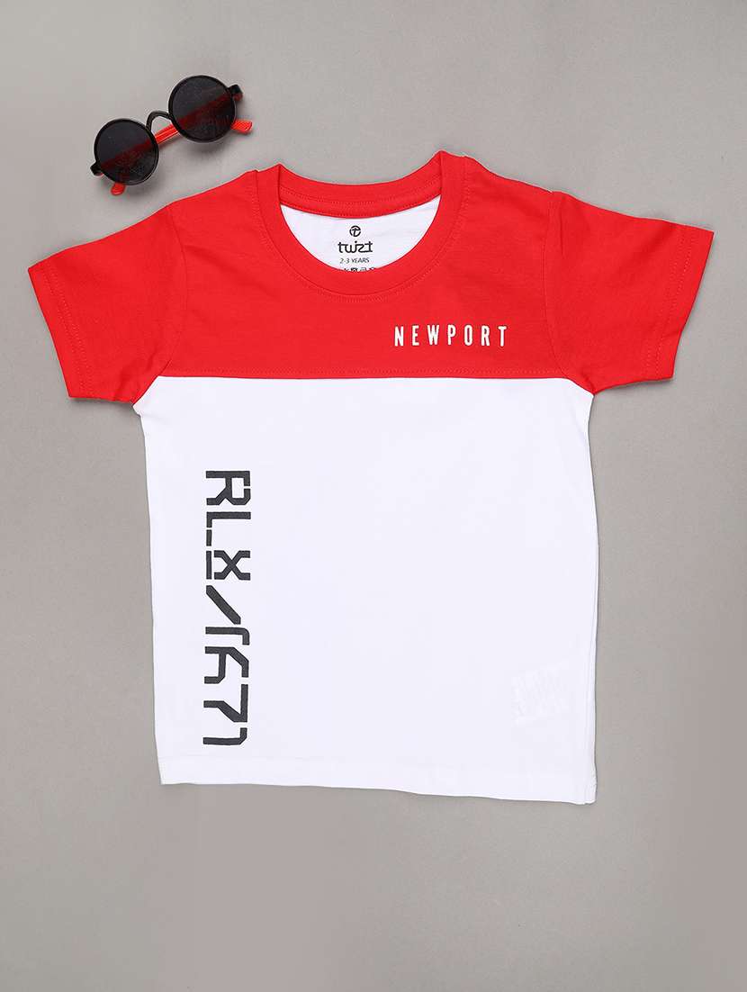 boys printed short sleeve t-shirt