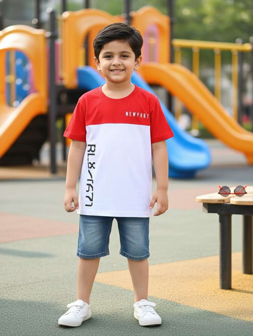 boys printed short sleeve t-shirt