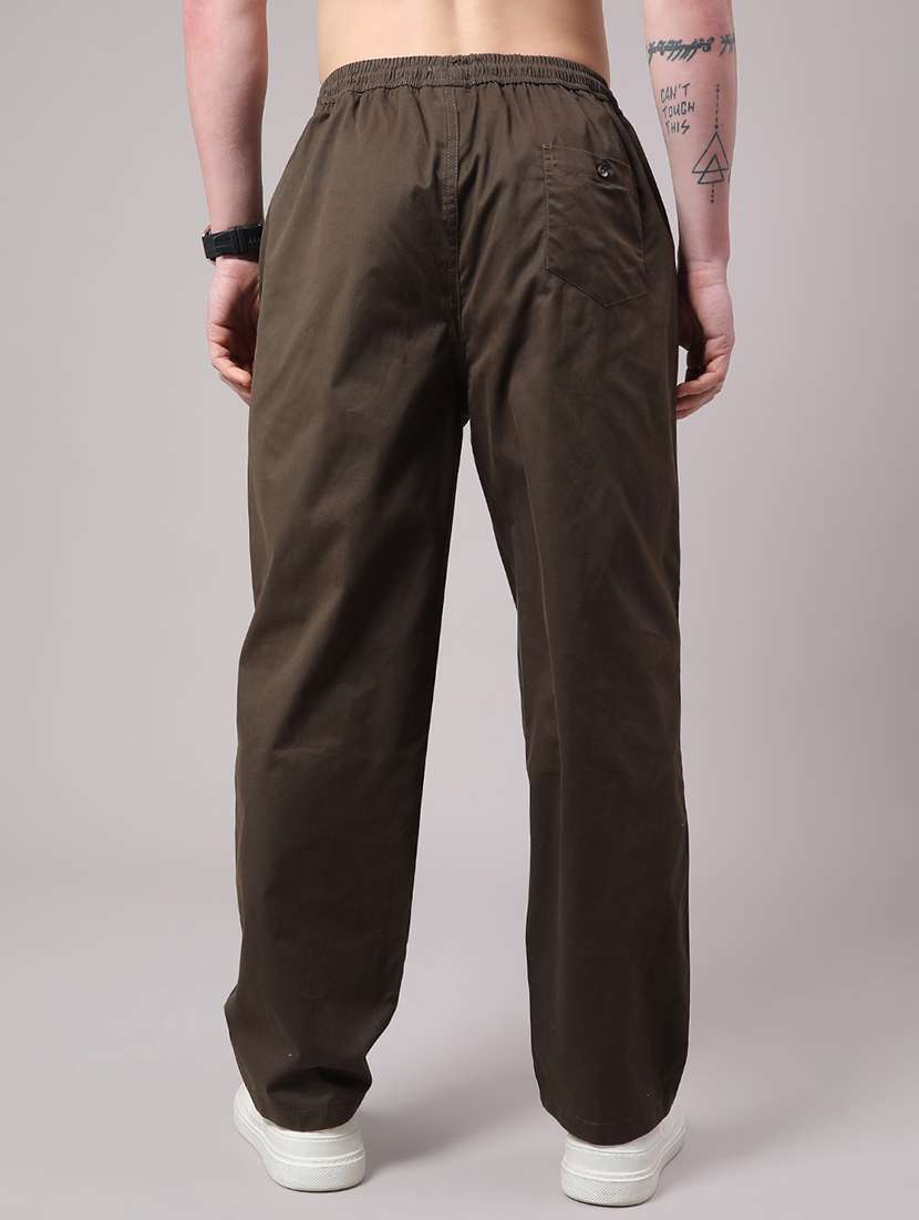 men brown cotton cargo - 22286245 -  Standard Image - 3