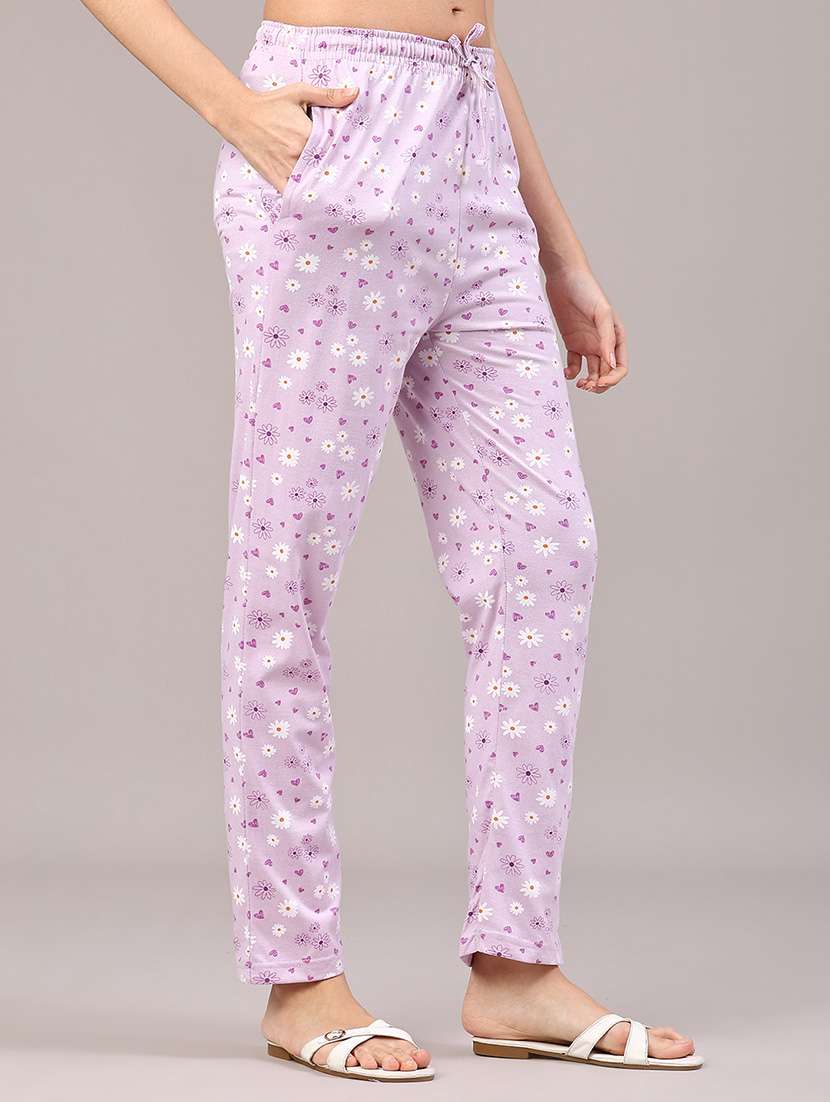 women mid rise loungewear pyjama