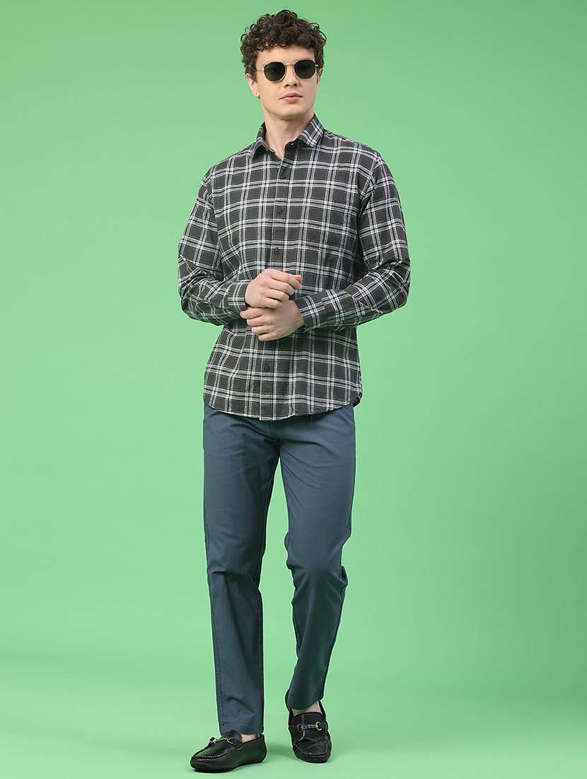 men checkered long sleeve regular fit casual shirt - 22286333 -  Standard Image - 5