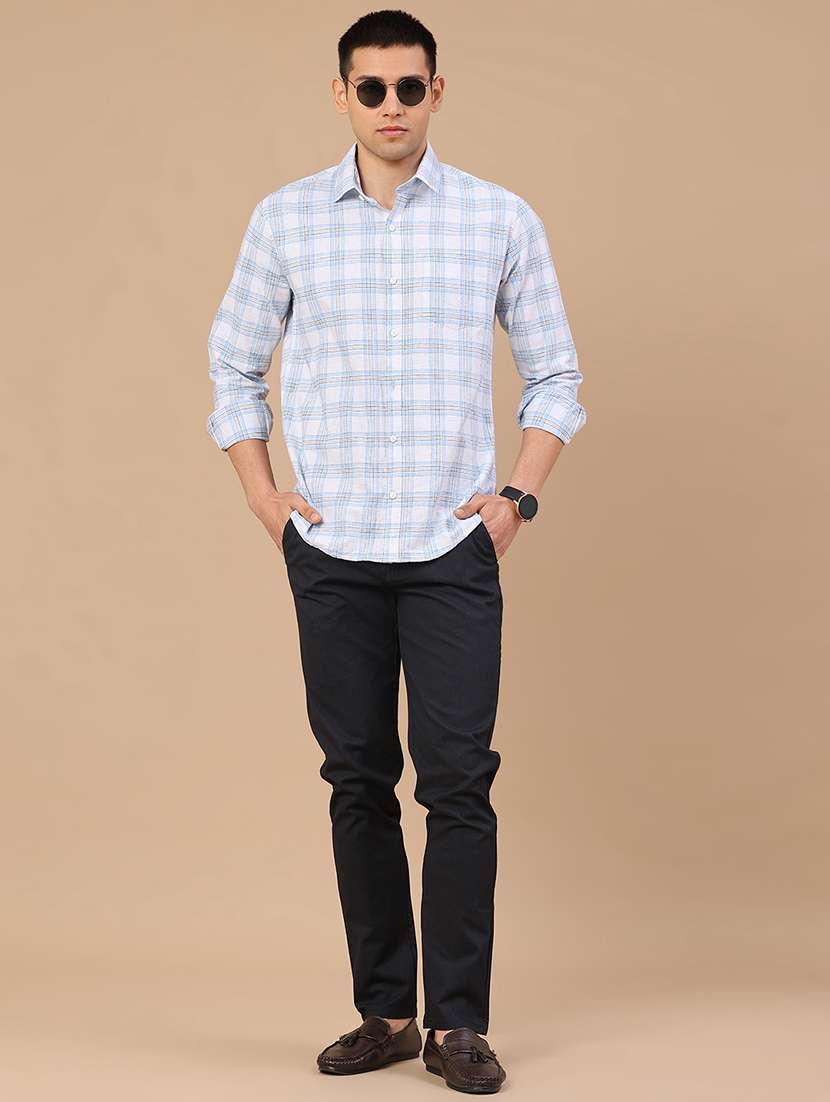 Men Checkered Long Sleeve Regular Fit Casual Shirt - 22286335 -  Standard Image - 5