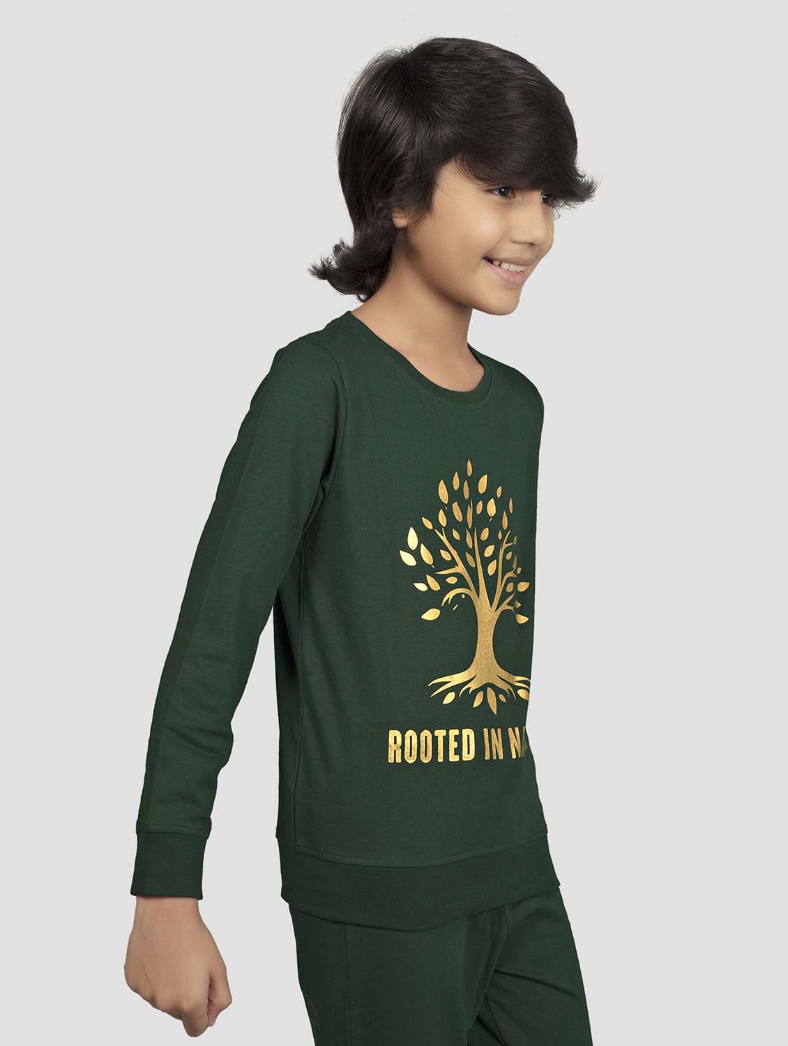 boys printed long sleeve nightwear pyjama set - 22286430 -  Standard Image - 3