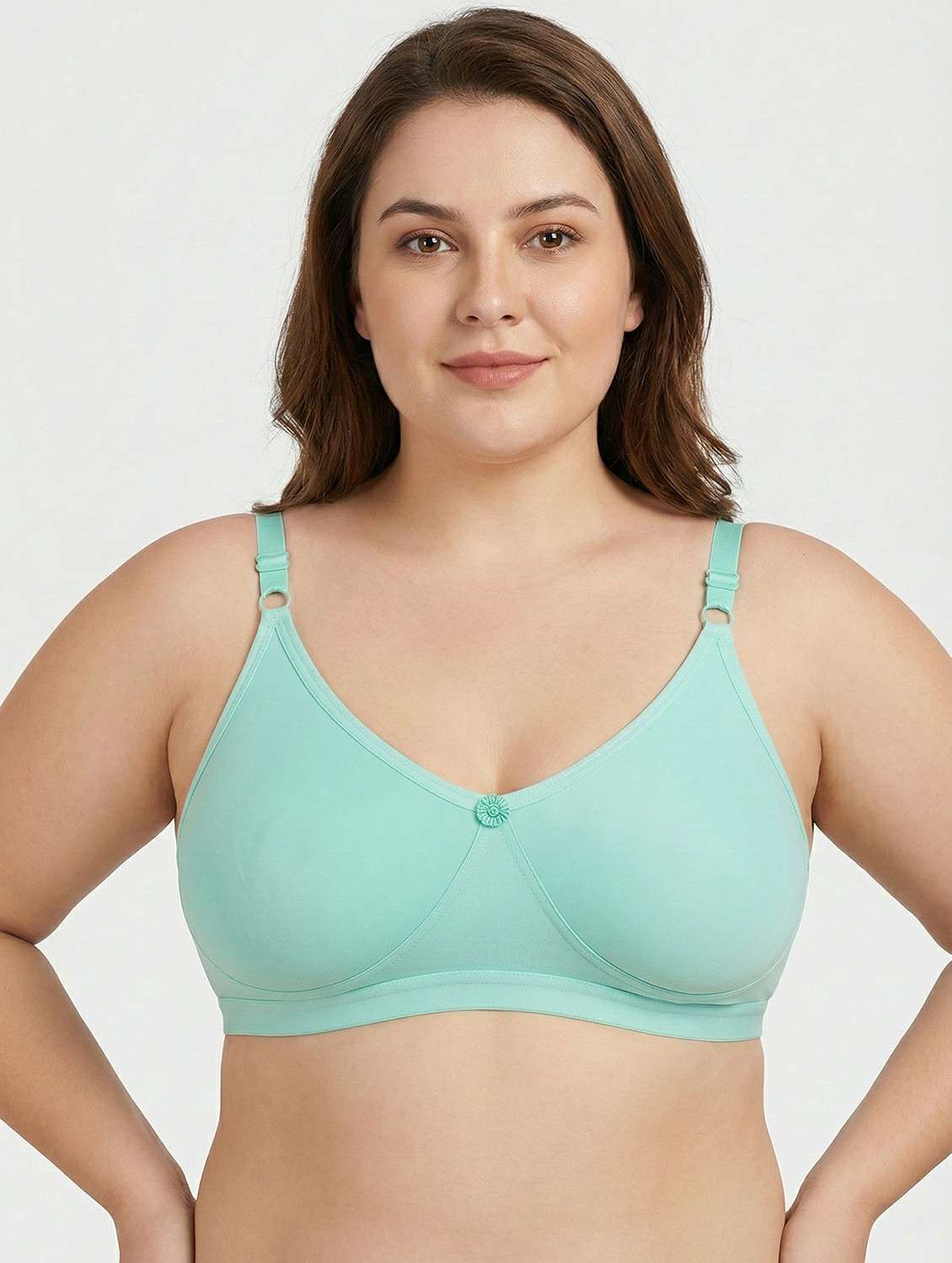 women plus size solid bra