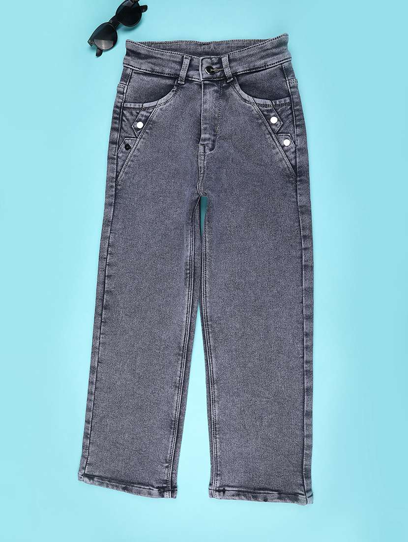 girls mid rise relaxed fit jeans