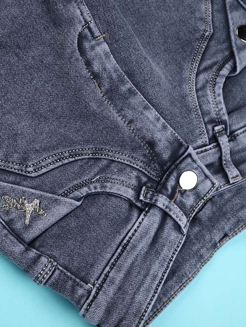 girls mid rise straight fit jeans - 22286847 -  Standard Image - 3