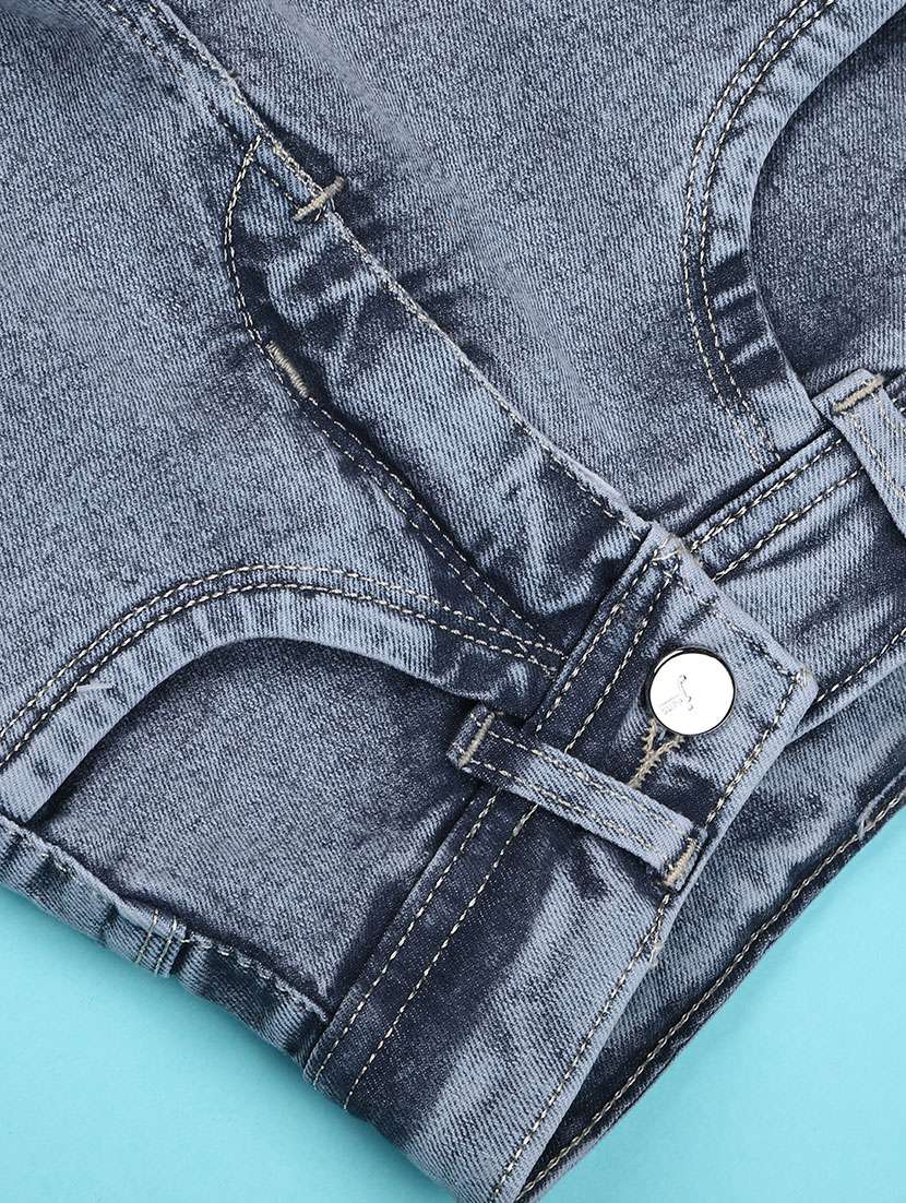 girls plain mid rise relaxed fit cargo - 22286851 -  Standard Image - 3