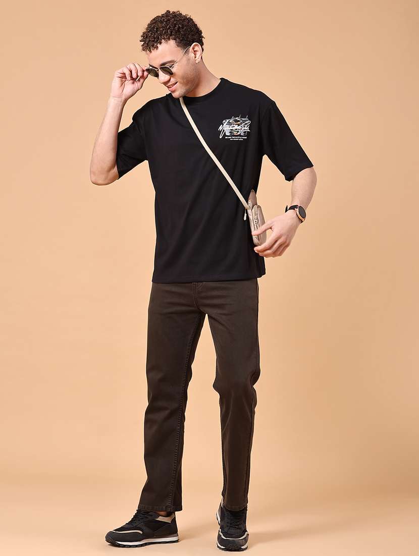 men printed short sleeve regular fit t-shirt - 22286902 -  Standard Image - 3