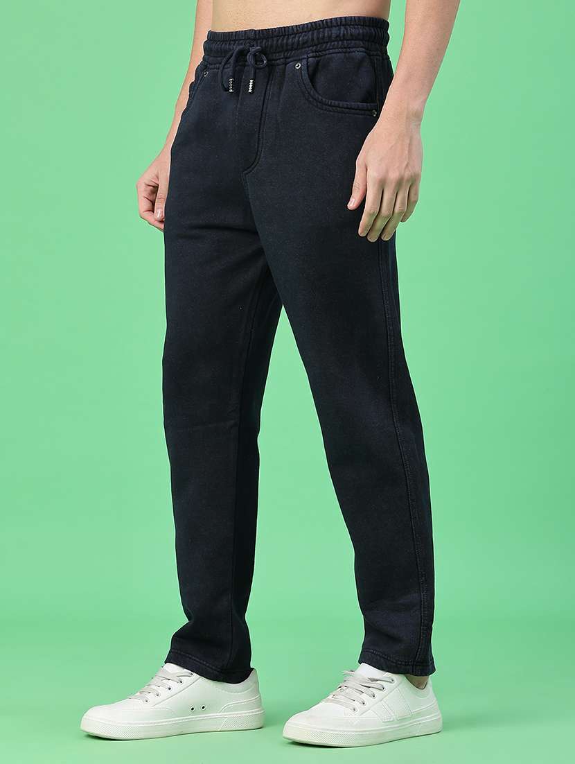 men solid mid rise regular fit pyjama - 22287082 -  Standard Image - 3