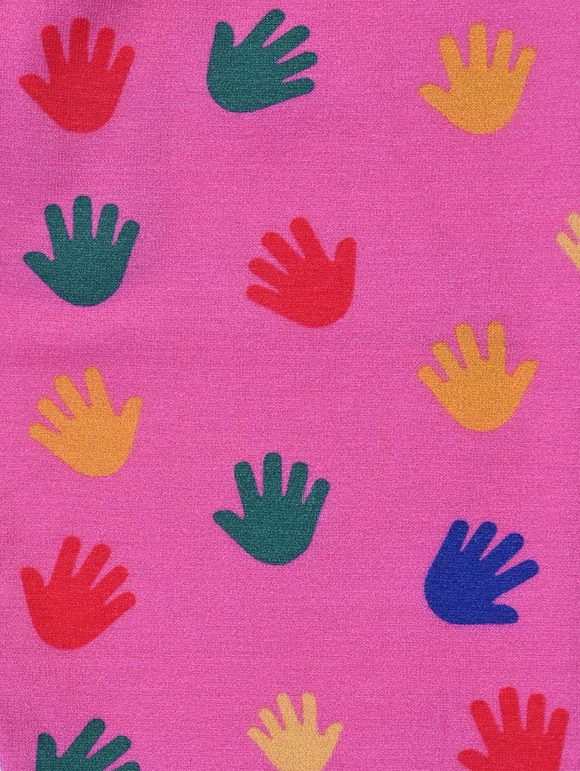 girls printed mid rise legging - 22287137 -  Standard Image - 3