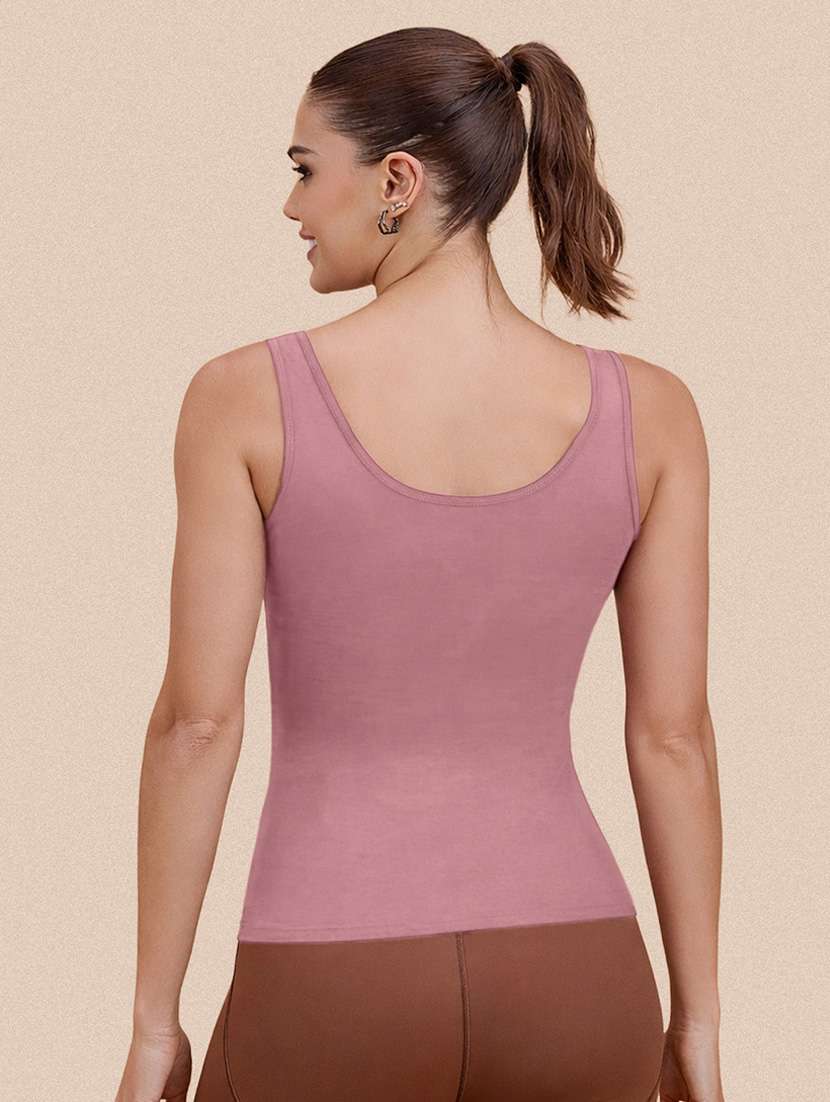 women peack of 2 solid sleeveless camisole - 22287618 -  Standard Image - 3