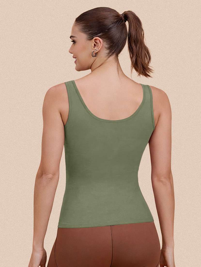 women peack of 2 solid sleeveless camisole - 22287619 -  Standard Image - 5
