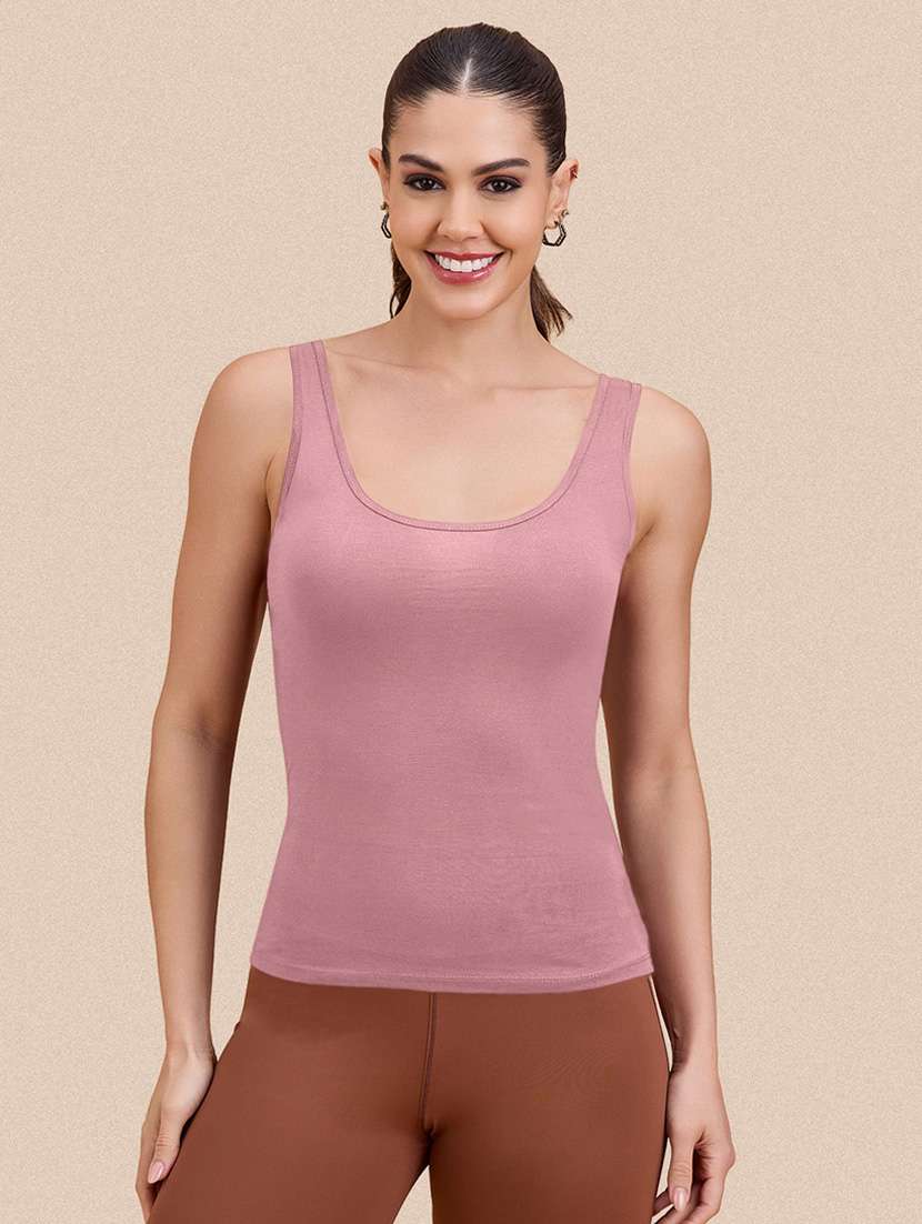 women peack of 3 solid sleeveless camisole - 22287621 -  Standard Image - 5