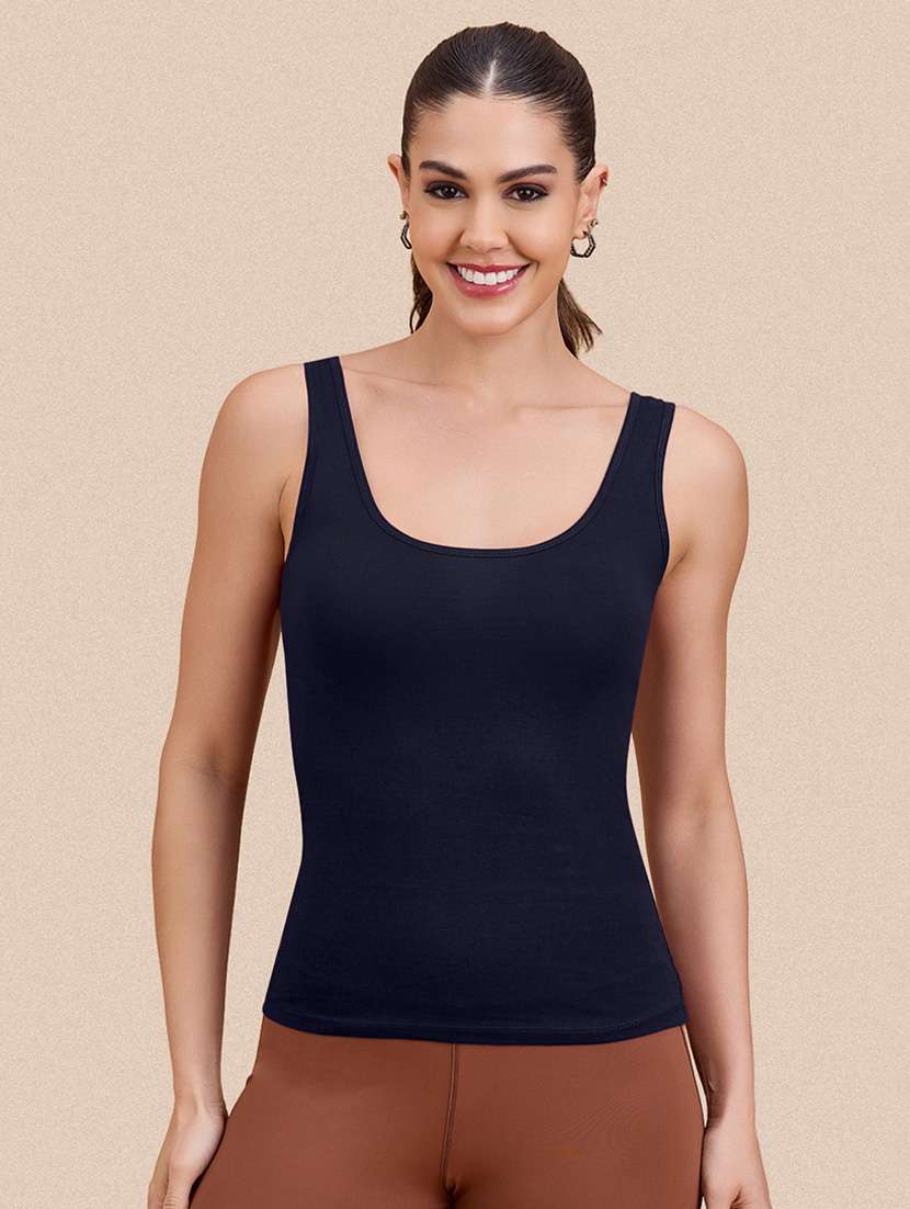 women pack of 3 solid sleeveless camisole - 22287622 -  Standard Image - 5