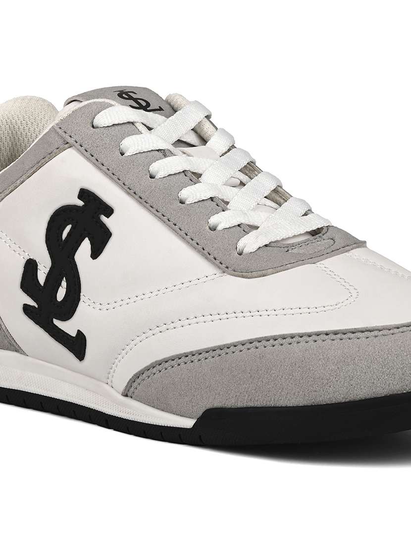 women solid lace-up sneaker - 22287925 -  Standard Image - 5