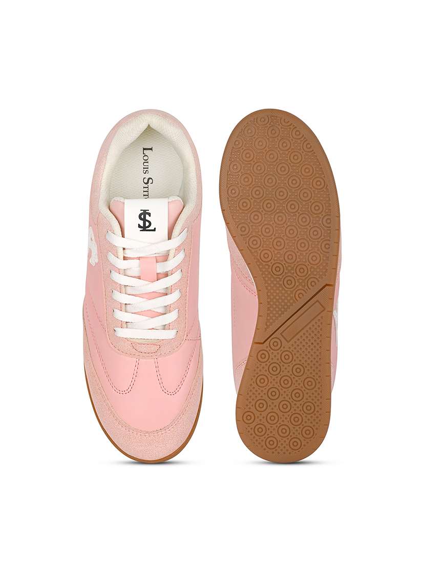 women solid lace-up sneaker - 22287927 -  Standard Image - 3