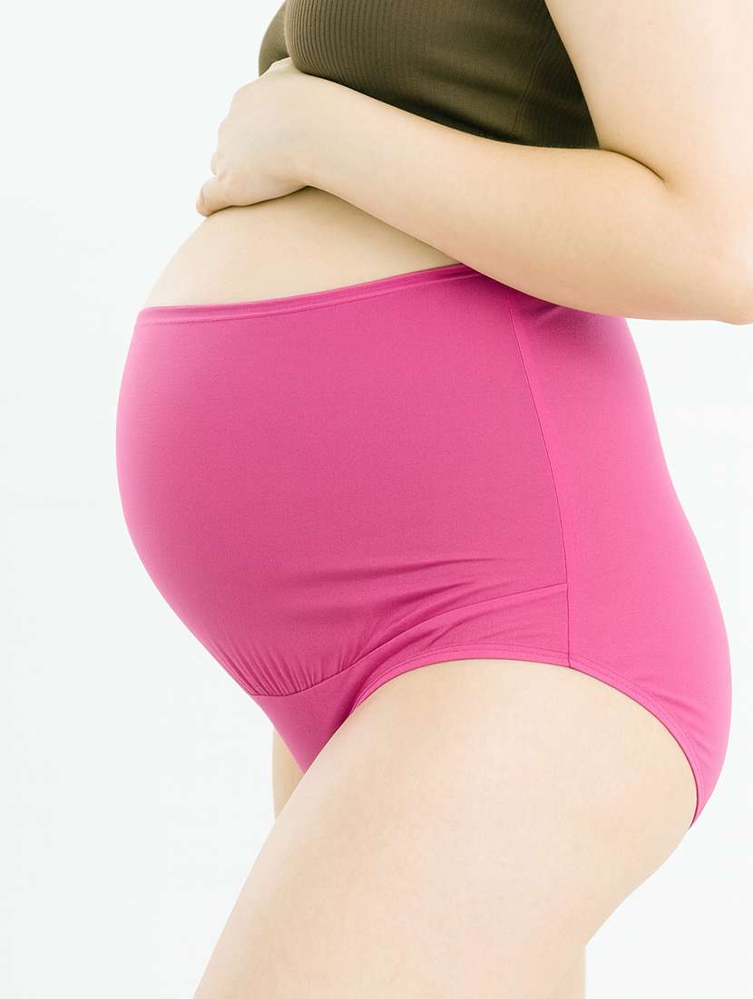 women solid high rise maternity panty - 22288009 -  Standard Image - 3
