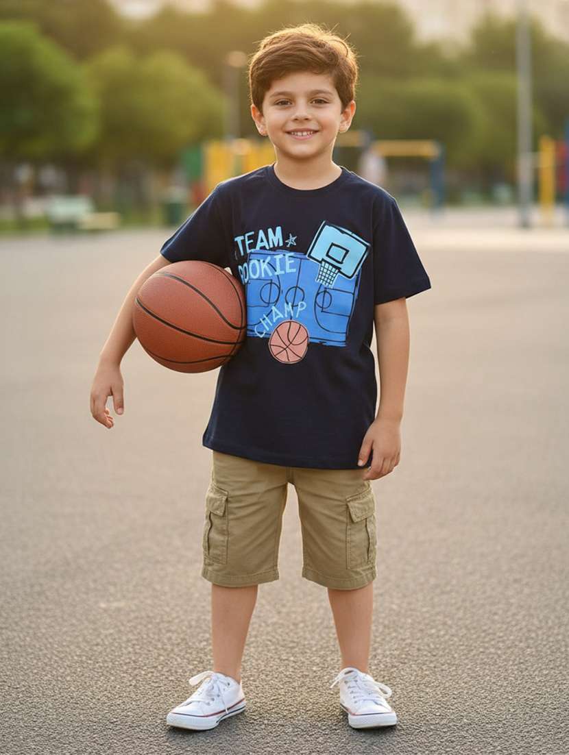 boys printed short sleeve t-shirt