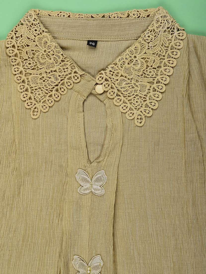 girls solid long sleeve top - 22288260 -  Standard Image - 3