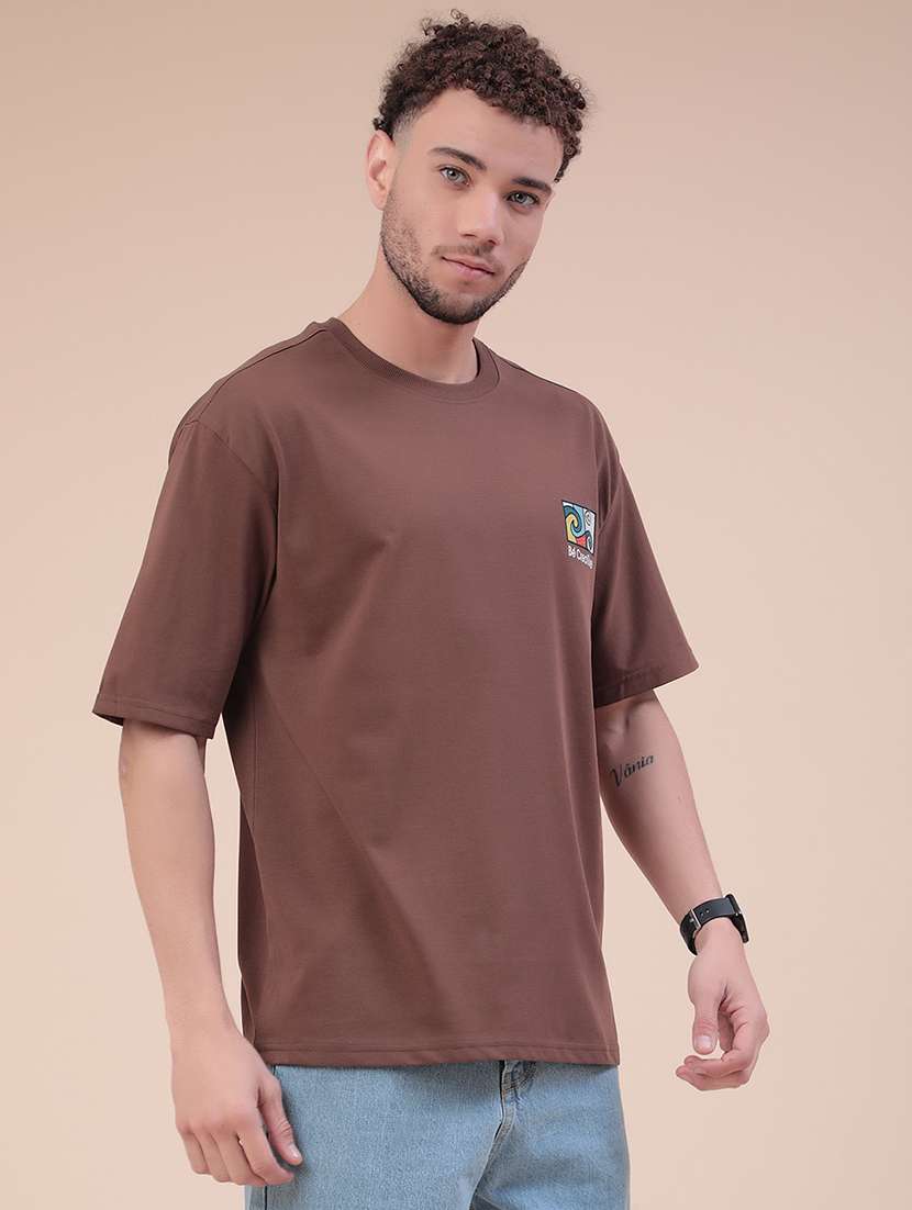 men printed short sleeves oversized t-shirt - 22288353 -  Standard Image - 3