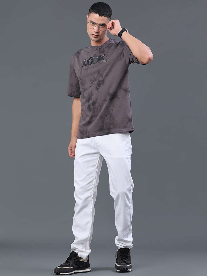 men printed short sleeves oversized t-shirt - 22288355 -  Standard Image - 5