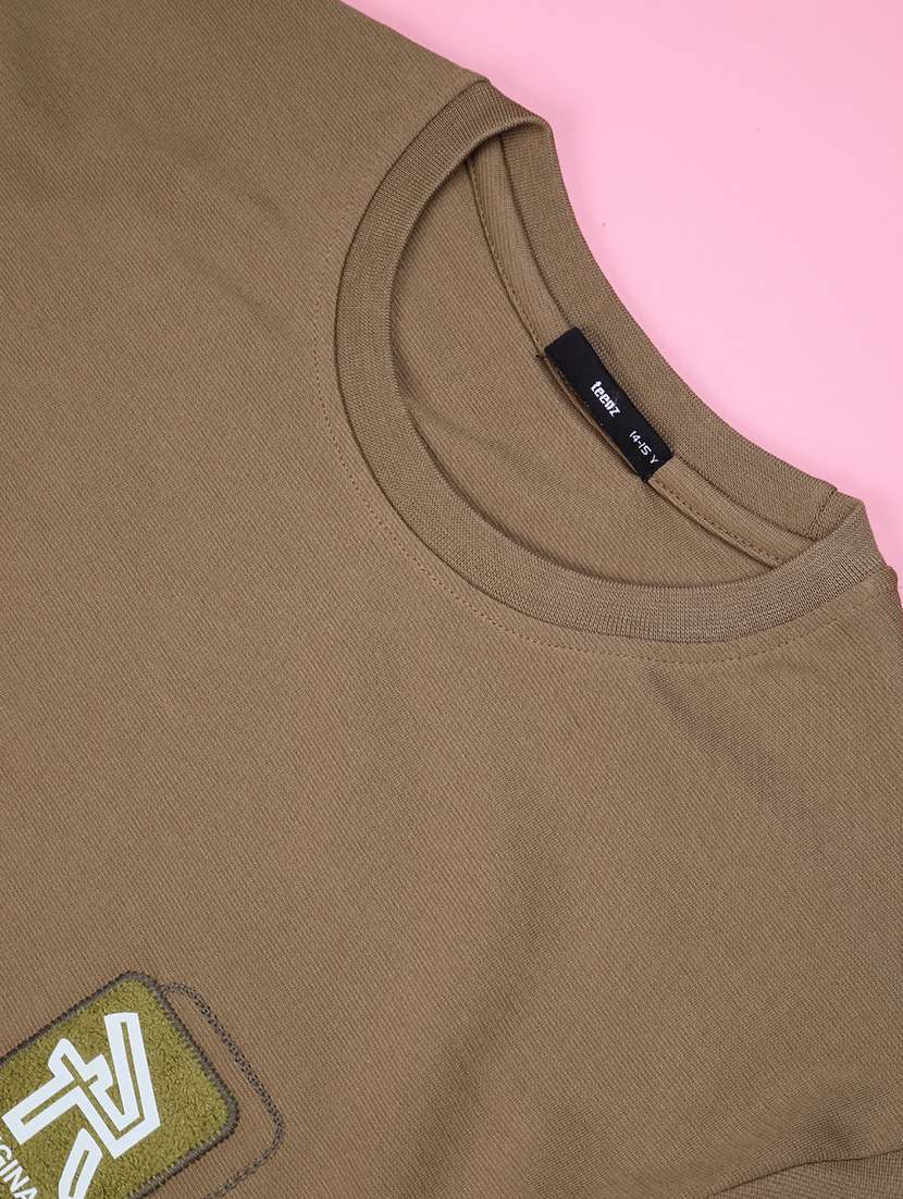 boys solid short sleeve t-shirt - 22288590 -  Standard Image - 3
